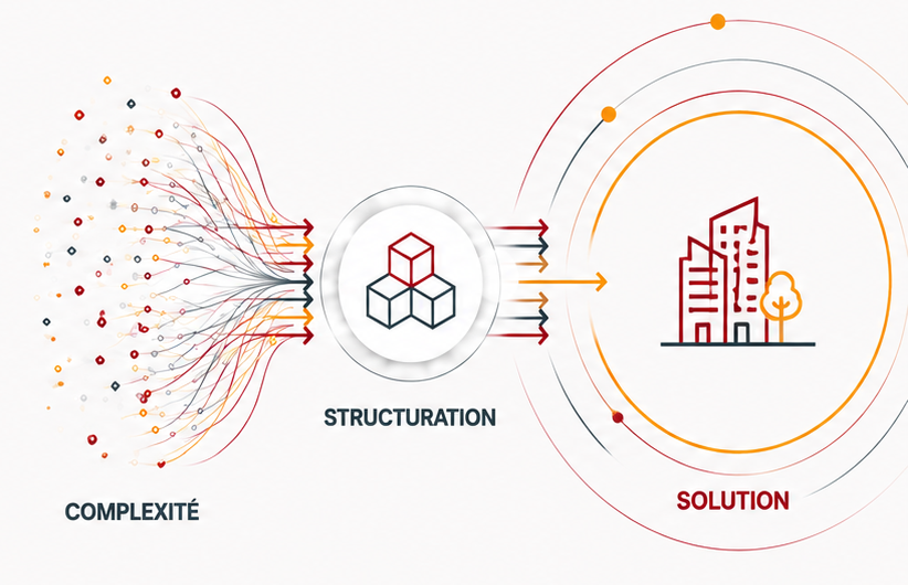 Schéma complexité, structuration, solution